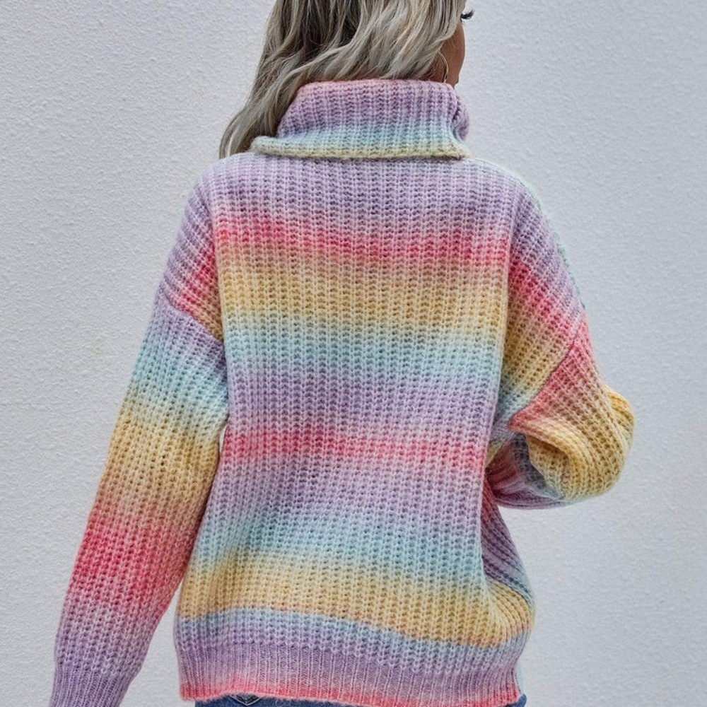 Tie Dye Cowl neck sweater - Size (6-8) - Picture 3 of 10